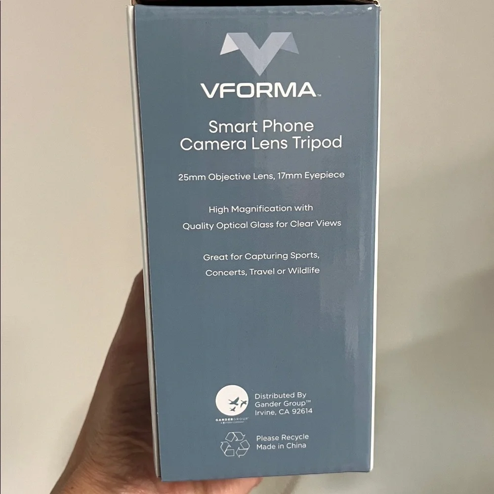 Black Smartphone Camera Lens Tripod Vforma